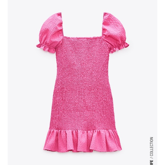 Zara Textured Weaved Dress - Picture 1 of 6